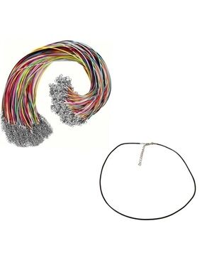 🔴 5 for $10 ONE Black Hemp Rope Necklace for Jewelry Making